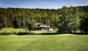 Clubhaus und Restaurant Golfplatz